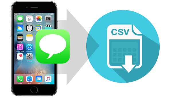 Wie downloade ich Textnachrichten vom iPhone im CSV Format