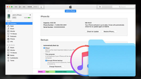 Wie Sie iTunes Backup Speicherorte finden um sie zu löschen