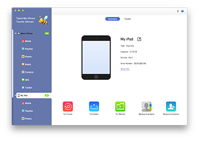 Verbinden Sie iPod/iPad und Ihr iPhone mit Tipard iPhone Transfer Ultimate