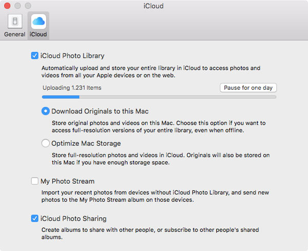 Aktivieren Sie die iCloud Foto Bibliothek auf Ihrem Mac