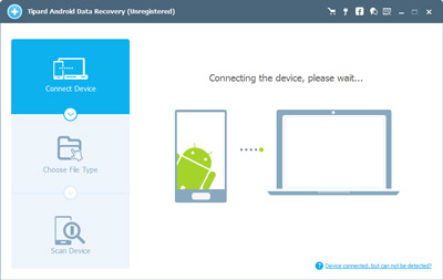 Verbinden Sie das Android Gerät mit der Android Daten Wiederherstellung